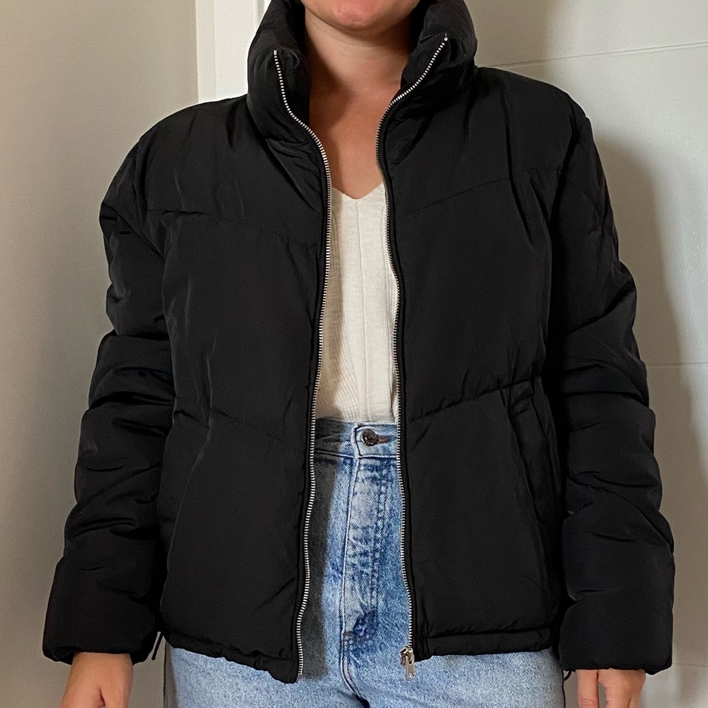 ❄️☃️ Puffer jacket with silver hardware